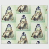 Pinguin-Packpapier Geschenkpapier (Flach)