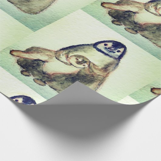 Pinguin-Packpapier Geschenkpapier (Ecke)