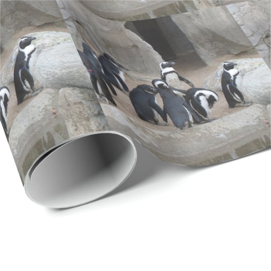 Pinguin-Packpapier Geschenkpapier (Rolleneckpunkt)