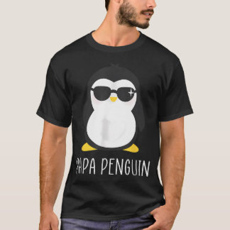 Pinguin Papa - Lustiger Süßer Vater T-Shirt