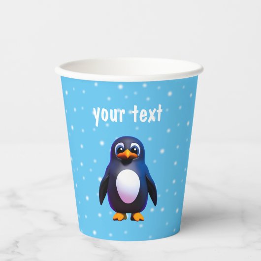 Pinguin Paper Cups Pappbecher (Vorderseite)