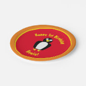 Pinguin Paper Teller Animal Birthday Party (Schrägansicht)