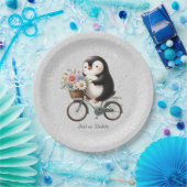 Pinguin-Papierplatte Pappteller (Party)