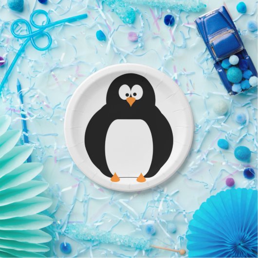 Pinguin-Papierplatte Pappteller (Party)