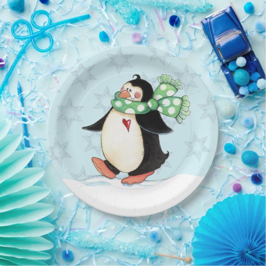 Pinguin Pappteller (Party)
