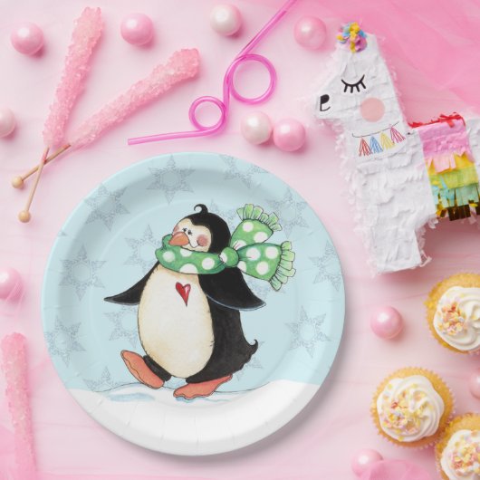 Pinguin Pappteller (Party)