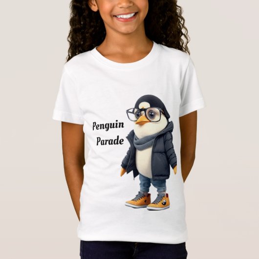 Pinguin-Parade T-Shirt (Vorderseite)