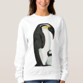 Pinguin Paradies and Chick Bonding Art Sweatshirt (Vorderseite)