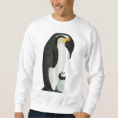 Pinguin Paradies and Chick Bonding Art Sweatshirt (Vorderseite)
