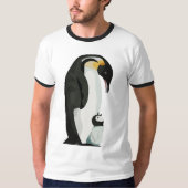 Pinguin Paradies and Chick Bonding Art T-Shirt (Vorderseite)