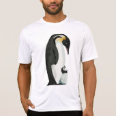 Pinguin Paradies and Chick Bonding Art T-Shirt (Vorderseite)