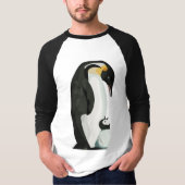Pinguin Paradies and Chick Bonding Art T-Shirt (Vorderseite)