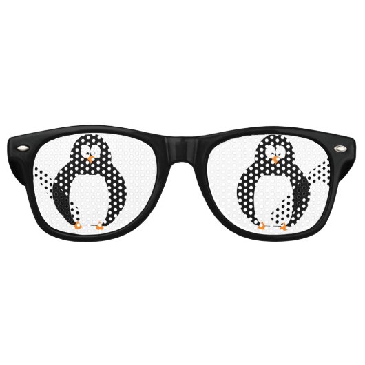 Pinguin Party Glasses Partybrille (Vorderseite)