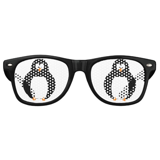 Pinguin Party Glasses Partybrille (Vorderseite)