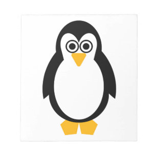 Pinguin-Party Notizblock