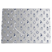 Pinguin Party Perfect: Stilvolle Geschenktasche De Große Geschenktüte (Vorderseite)