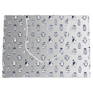 Pinguin Party Perfect: Stilvolle Geschenktasche De Große Geschenktüte