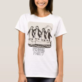 Pinguin-Party T-Shirt (Vorderseite)