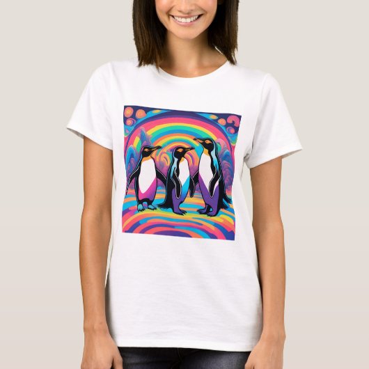Pinguin-Party T-Shirt (Vorderseite)
