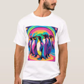 Pinguin-Party T-Shirt (Vorderseite)
