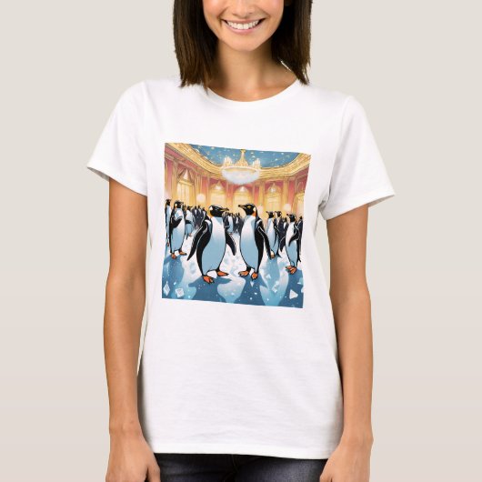 Pinguin-Party T-Shirt (Vorderseite)