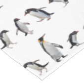 Pinguin Party Tablecloth (Farbe auswählen) Tischdecke (Schrägansicht)