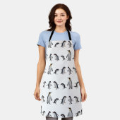 Pinguin-Party überall über Print-Schürze Schürze (Getragen)