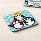 Pinguin Party Untersetzer (Linke Seite)