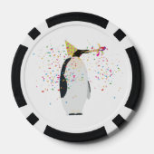 Pinguin Partying - Tiere mit Party Pokerchips (Rückseite)