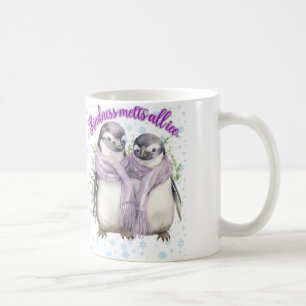 Pinguin Pater und Sohn Tasse "Kindness+Melts+All+I
