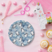 Pinguin Pattern Baby Dusche Teller (Party)