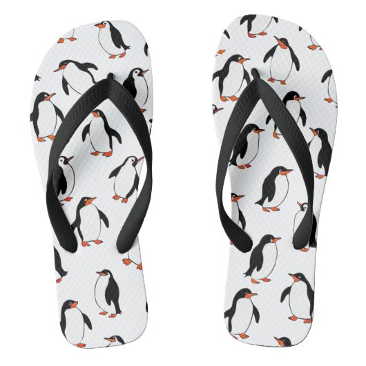 Pinguin Pattern Badesandalen (Fußbett)