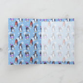Pinguin Pattern Feiertagskarte (Innenseite)