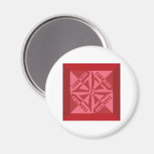 Pinguin Pattern Magnet (Vorderseite/Rückseite)