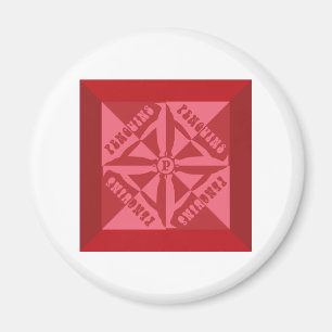 Pinguin Pattern Magnet