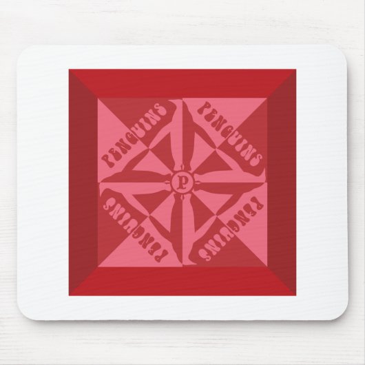 Pinguin Pattern Mousepad (Vorne)