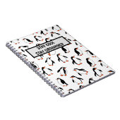 Pinguin Pattern Notizblock (Rechte Seite)