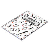 Pinguin Pattern Notizblock (Linke Seite)