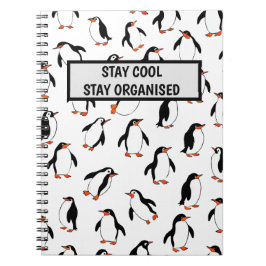 Pinguin Pattern Notizblock