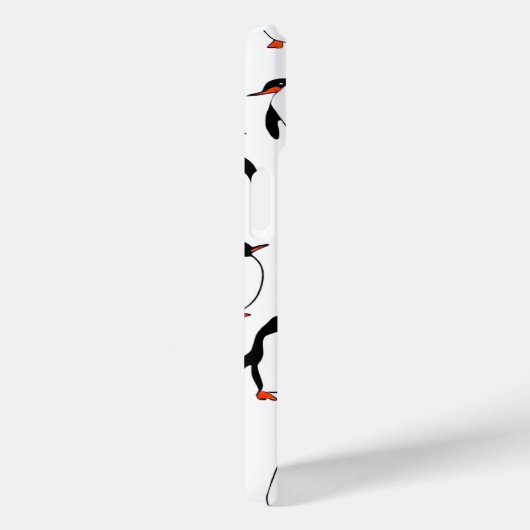 Pinguin Pattern Phone Case (Rückseite / Rechts)