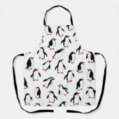 Pinguin Pattern Schürze (Vorderseite)