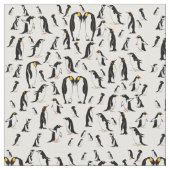 Pinguin Pattern Stoff (Nahaufnahme)