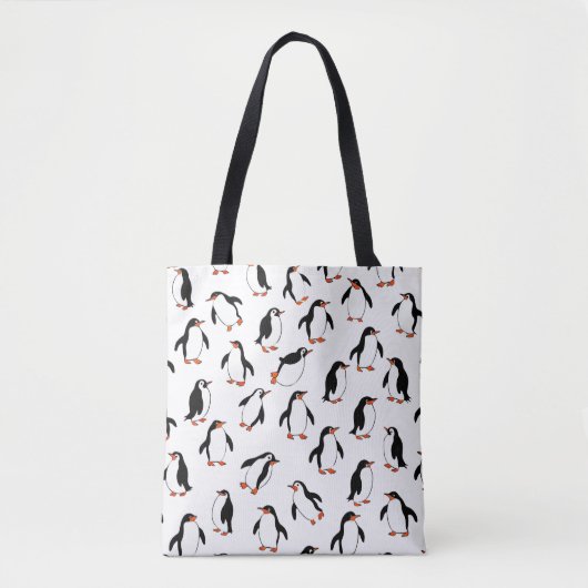 Pinguin Pattern Tasche (Vorderseite)