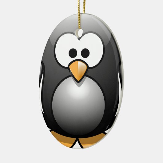 Pinguin/Penguin Keramik Ornament (Links)