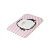 Pinguin-Perfektion Badematte (Schrägansicht)