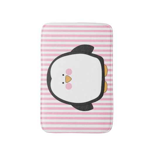 Pinguin-Perfektion Badematte (Vorderseite Vertikal)