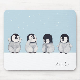 Pinguin Personalisiert Mousepad
