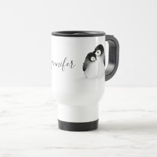 Pinguin Personalisiert Travel Mug Reisebecher