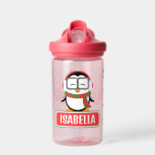 Pinguin Personalisierte Wasserflasche mit Timeline Trinkflasche (Vorne)