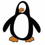 Pinguin (personifizieren Sie mit Ihrem Pic) Freistehende Fotoskulptur<br><div class="desc">Niedlicher Penguinentwurf,  dass Sie Ihr Gesicht an setzen können. Klicken Sie "Änderung" unter der Schablone "Ihr Gesicht" und laden Sie Ihr Bild. Beziehen Sie sich das auf Bild von Präsidenten Obama unten für die optimalen Saatbestellungsmaße.</div>